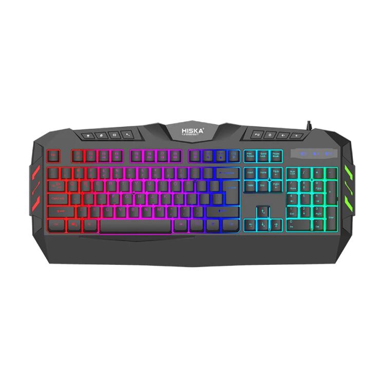 کیبورد مخصوص بازی هیسکا مدل HX-KEG400 RGB