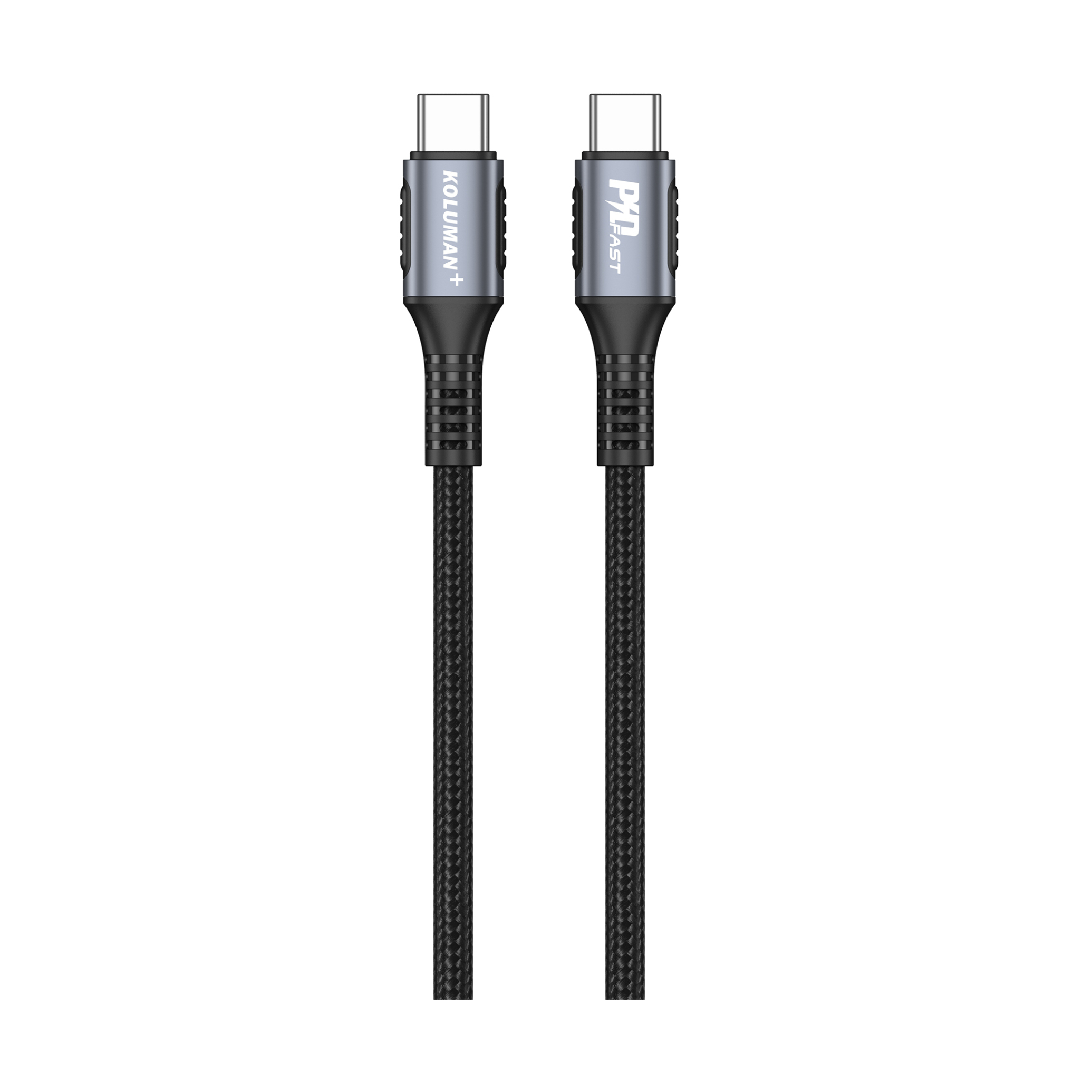 کابل تبدیل USB-C به USB-C3.1 Gen1 کلومن پلاس مدل K8+ طول دو متر دارای تراشه E-marker و پشتیبانی از فناوری PD و قابلیت انتقال قدرت تا 100 وات | کلومن